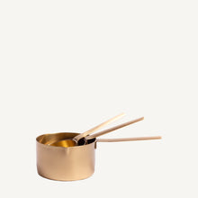 Load image into Gallery viewer, Brass Measuring Cup Set of 3
