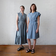 Load image into Gallery viewer, CA Everyday Dress - Plain Blue Plaid