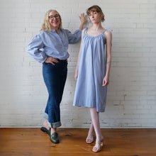 Load image into Gallery viewer, CA Everyday Blouse - Navy Weave