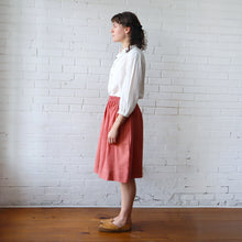 Load image into Gallery viewer, CA Everyday Skirt - Red Chambray