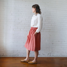 Load image into Gallery viewer, CA Everyday Skirt - Red Chambray