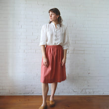 Load image into Gallery viewer, CA Everyday Skirt - Red Chambray