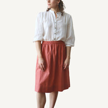 Load image into Gallery viewer, CA Everyday Skirt - Red Chambray