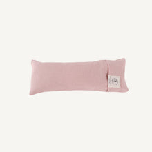 Load image into Gallery viewer, Pink eye pillow with a label on a white background