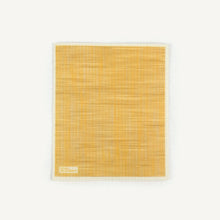 Load image into Gallery viewer, Yellow woven Swedish dishcloth on a white background