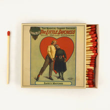 Load image into Gallery viewer, Matchbox with vintage poster design featuring 'The Little Duchess' on a white background