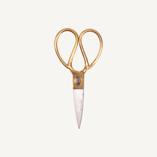 Load image into Gallery viewer, Utility Scissors Brass and Stainless Steel
