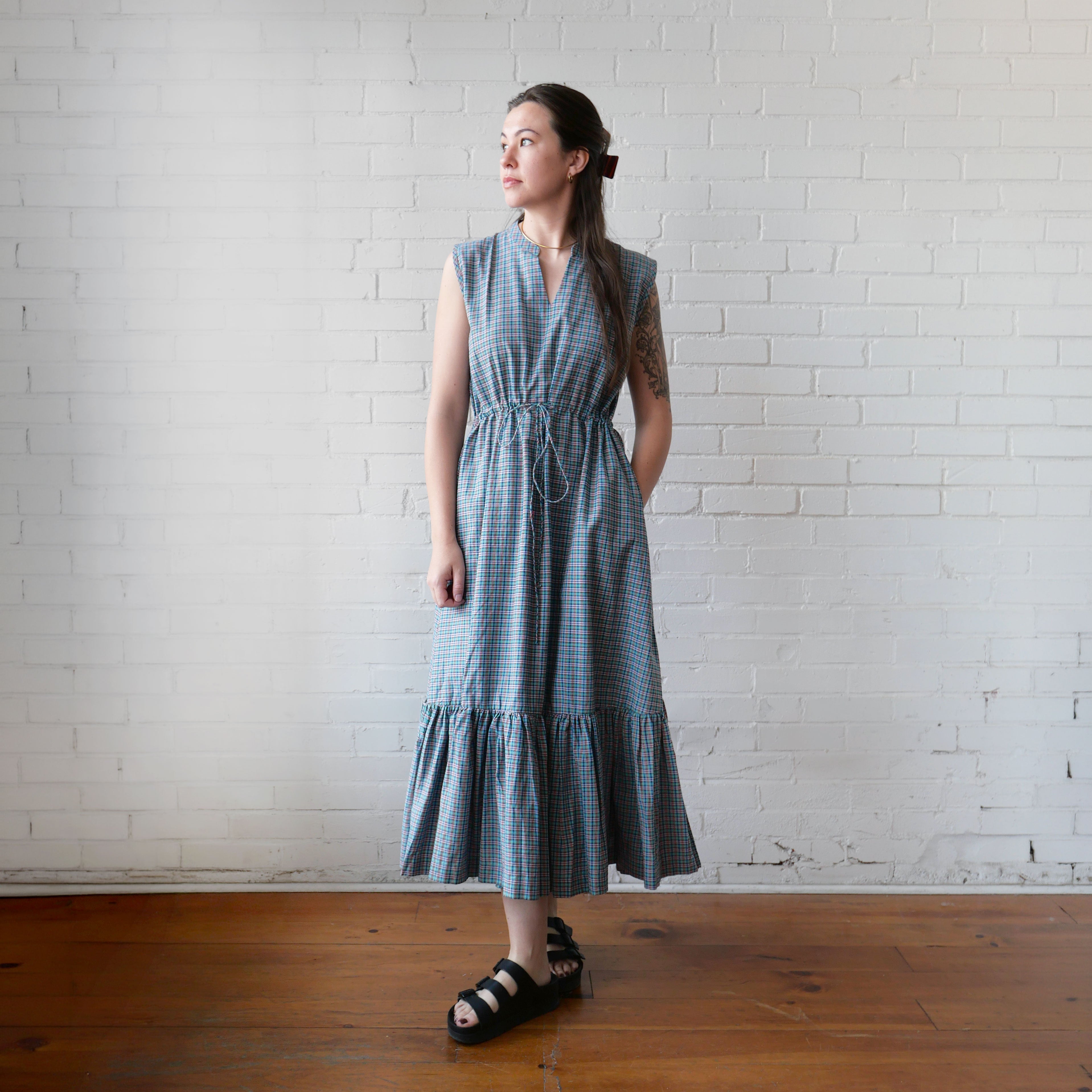 CA Amelia Dress - Preppy 80's Plaid