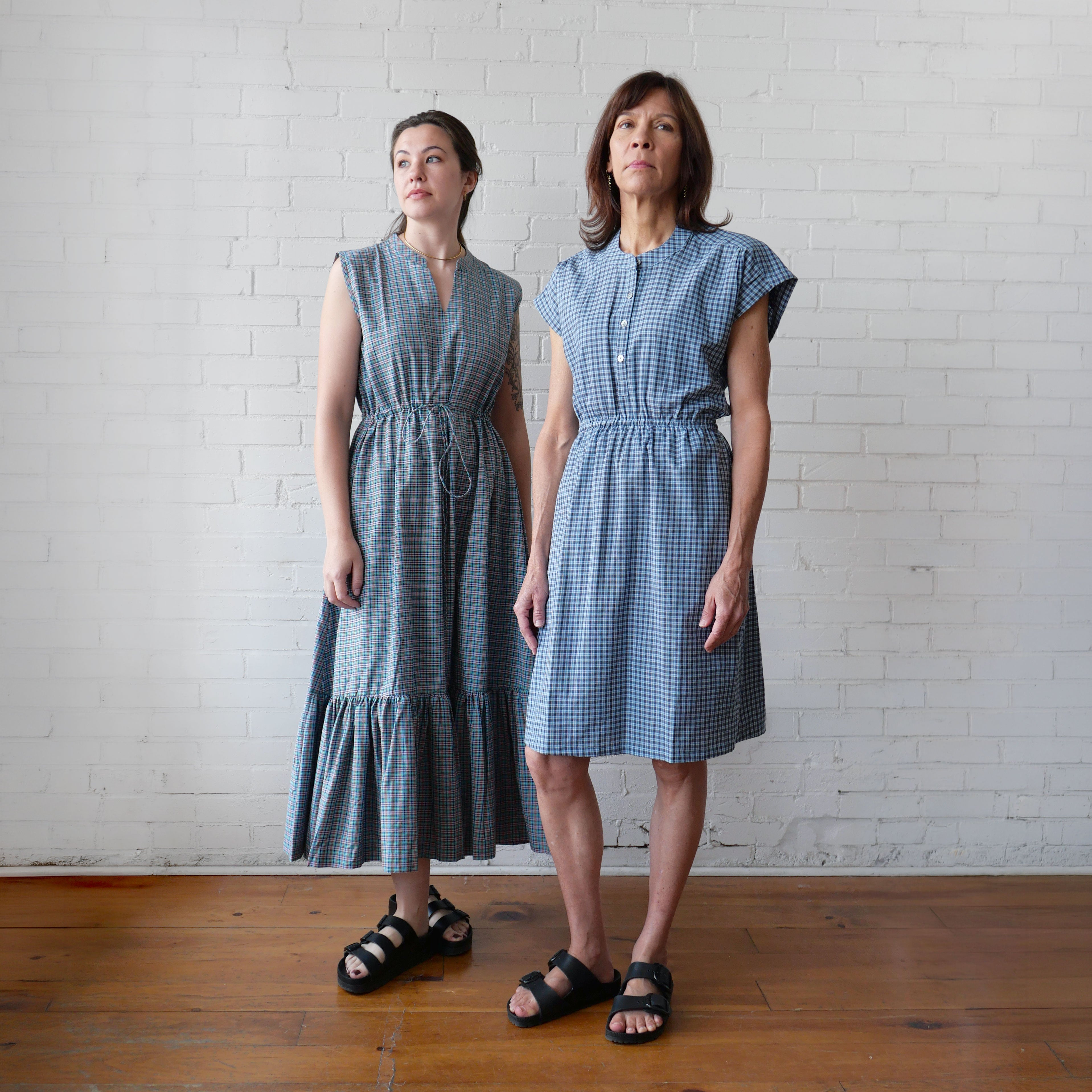 CA Amelia Dress - Preppy 80's Plaid