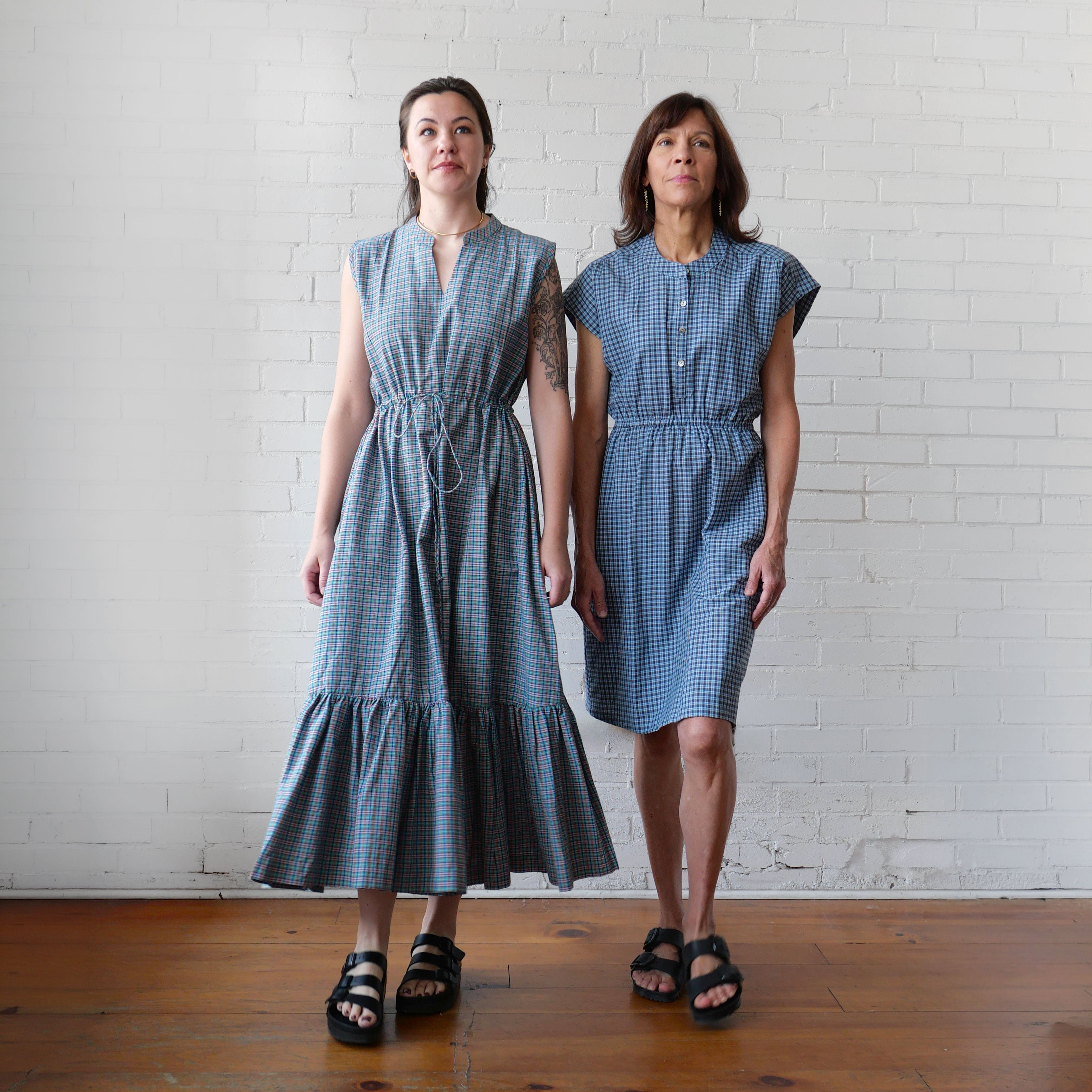 CA Amelia Dress - Preppy 80's Plaid