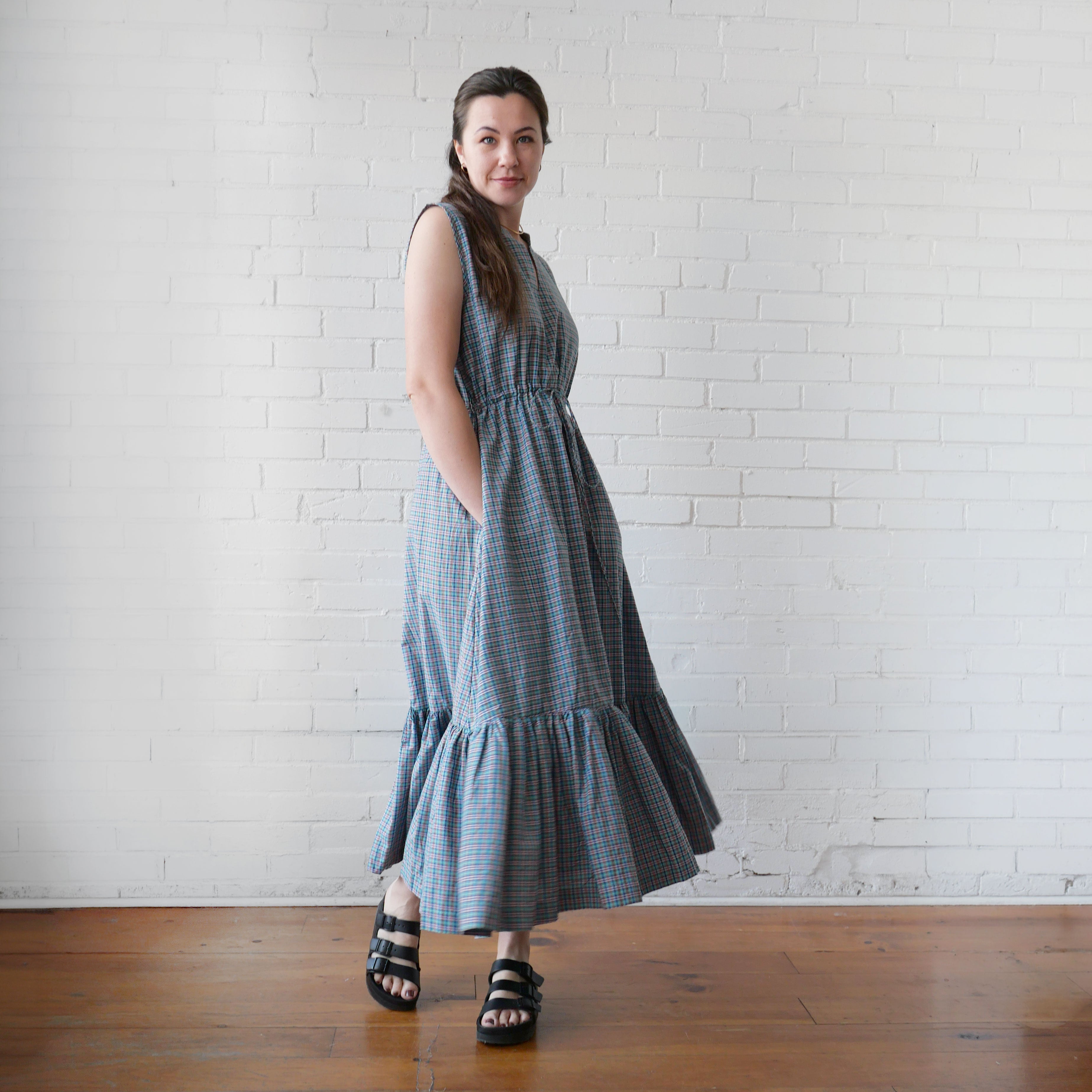 CA Amelia Dress - Preppy 80's Plaid