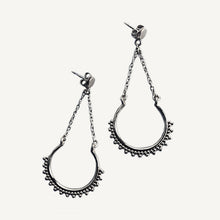 Load image into Gallery viewer, Silver Apollonia Earrings
