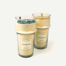 Load image into Gallery viewer, Two Civil Alchemy candles with labels on a white background
