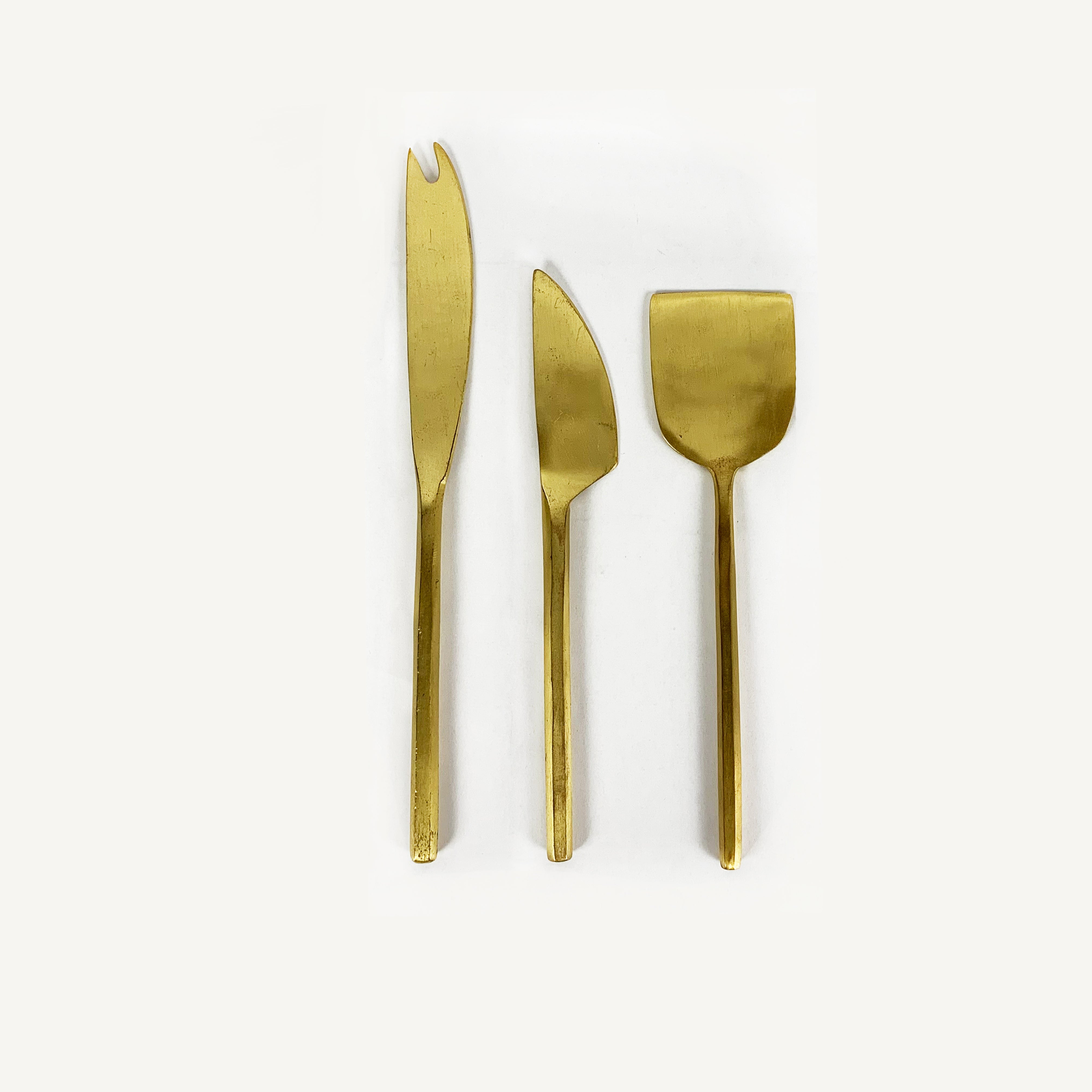 Brass Cheese Set