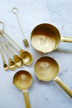 Load image into Gallery viewer, Brass Measuring Cup Set of 3
