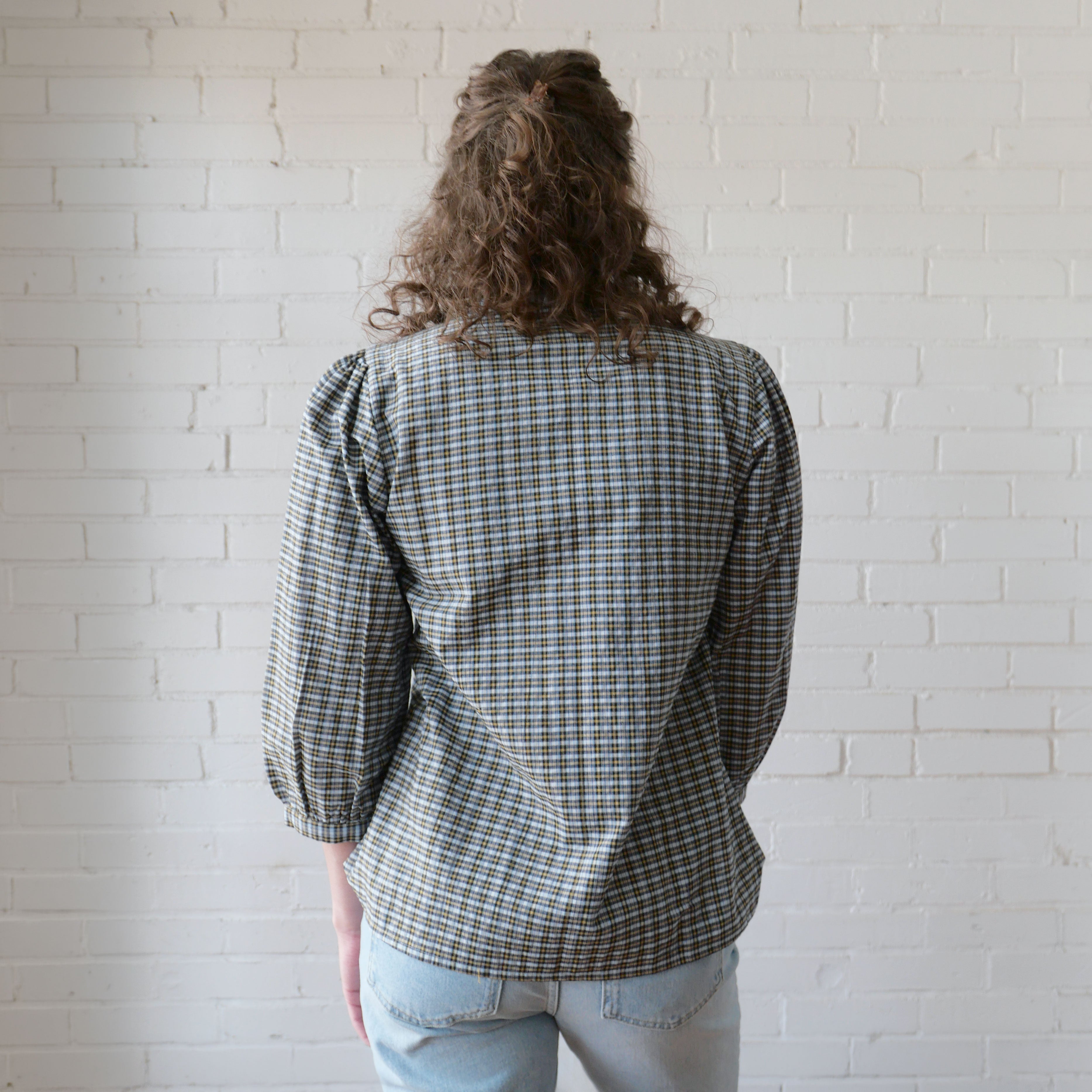 CA Everyday Blouse - Como Plaid