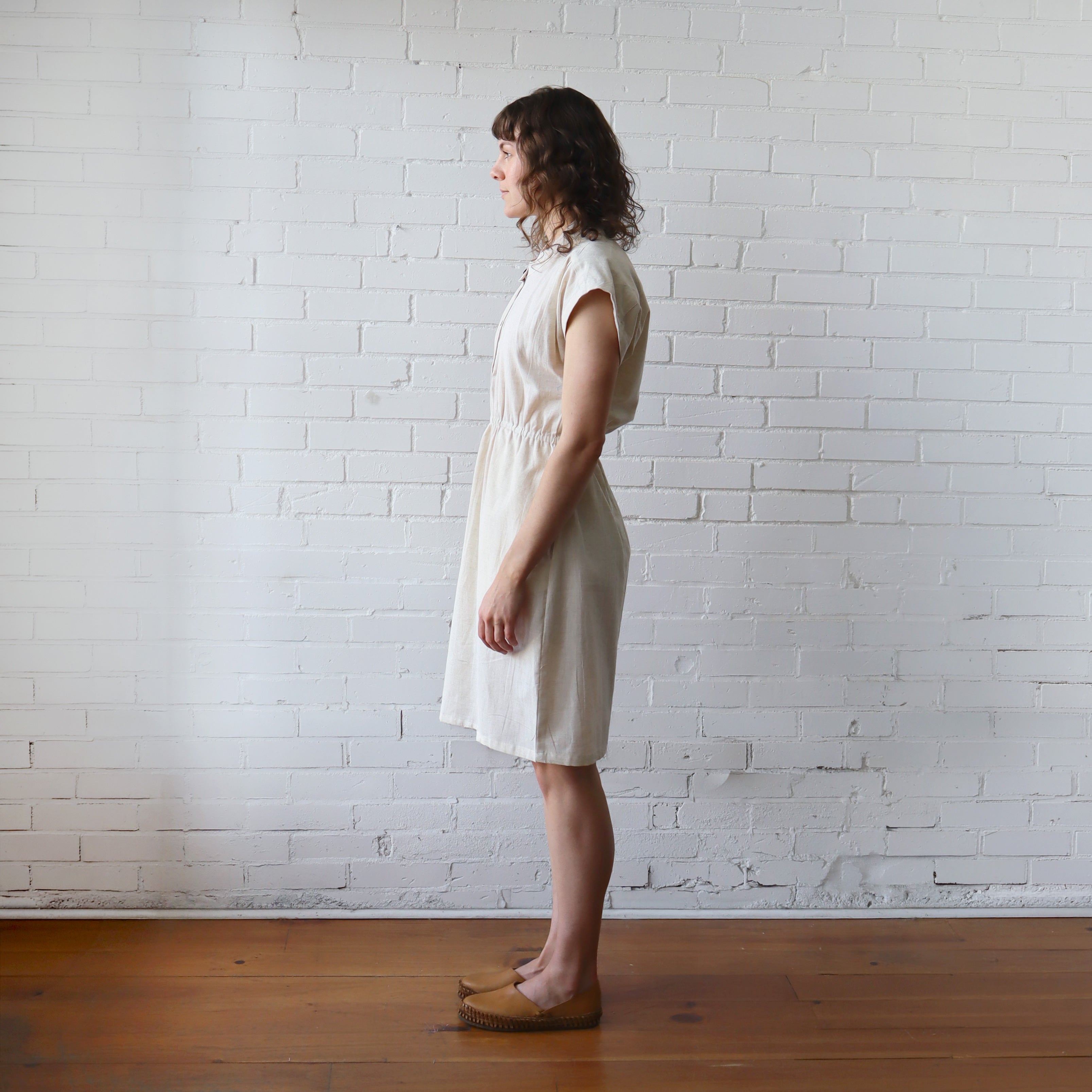 CA Everyday Dress - Linen Sand