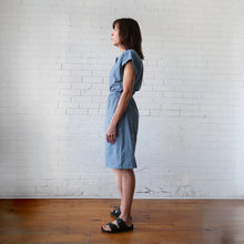 Load image into Gallery viewer, CA Everyday Dress - Plain Blue Plaid
