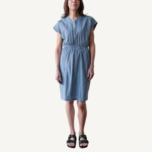 Load image into Gallery viewer, CA Everyday Dress - Plain Blue Plaid
