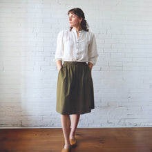 Load image into Gallery viewer, CA Everyday Skirt - Linen Olive
