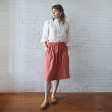 Load image into Gallery viewer, CA Everyday Skirt - Red Chambray
