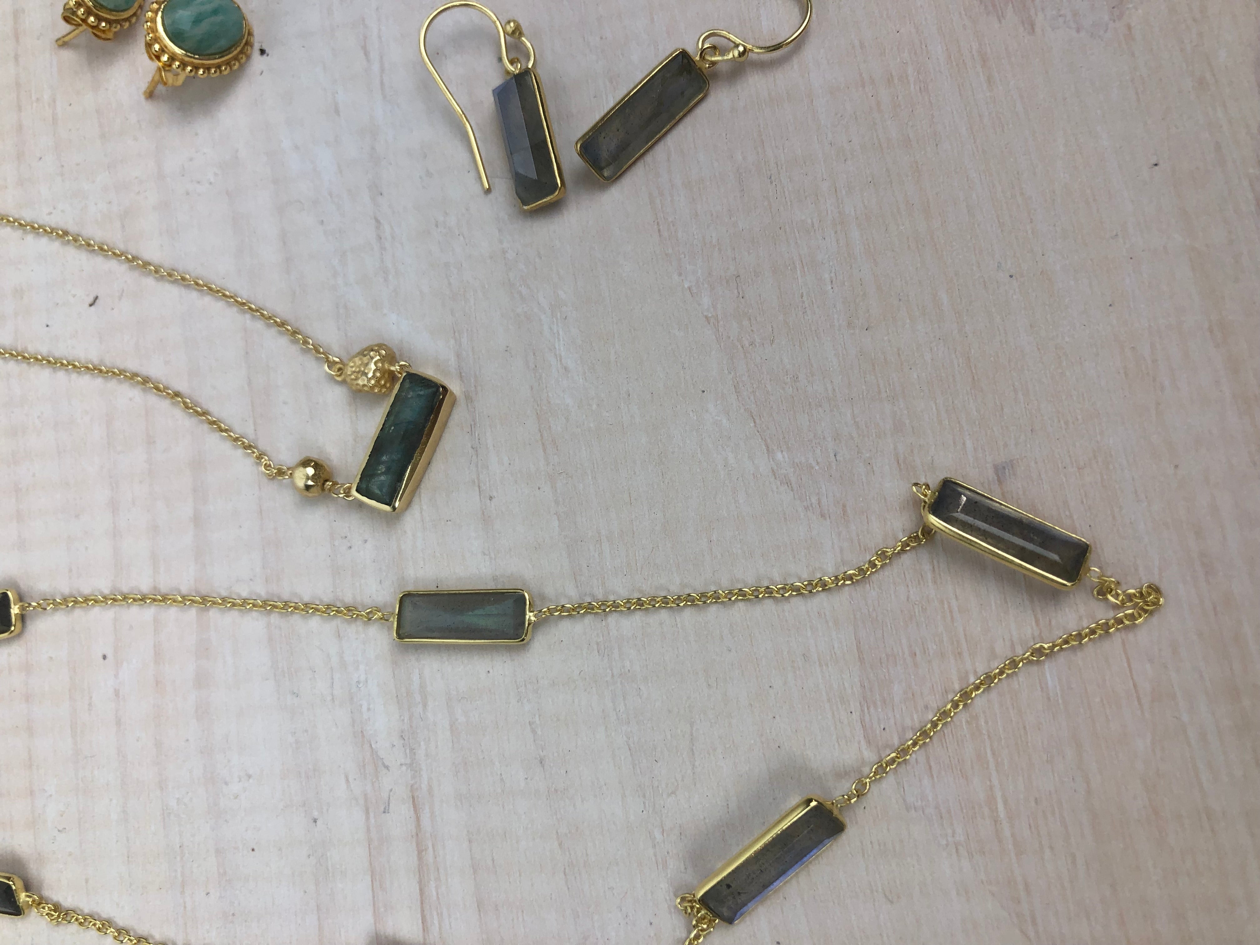 Paulina Necklace Labradorite