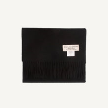 Load image into Gallery viewer, Classic Plain Brushed Scarf - Black
