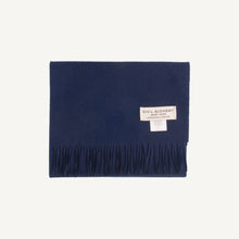 Load image into Gallery viewer, Classic Plain Brushed Scarf - Navy

