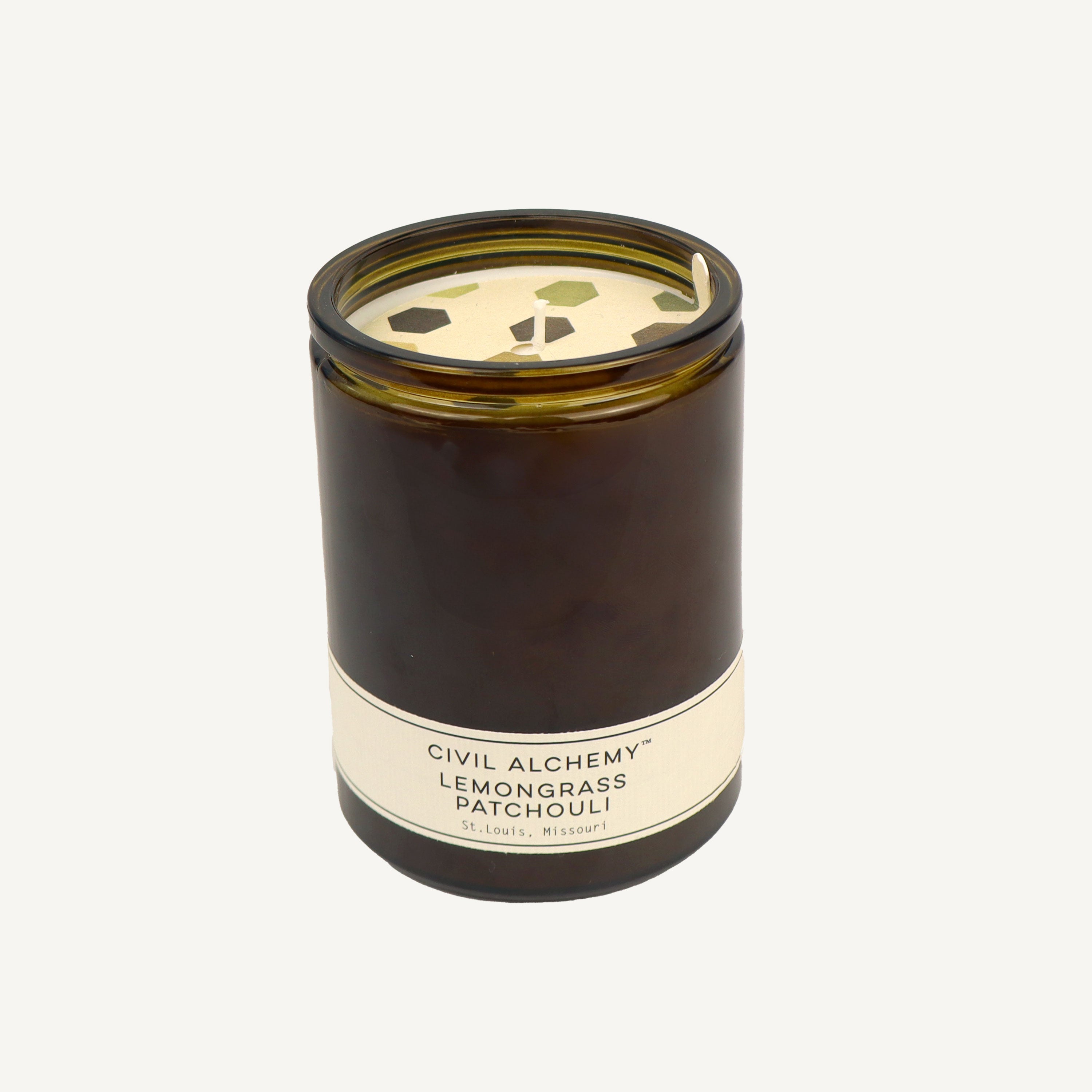 CA Hand-Poured Candle - Lemongrass Patchouli