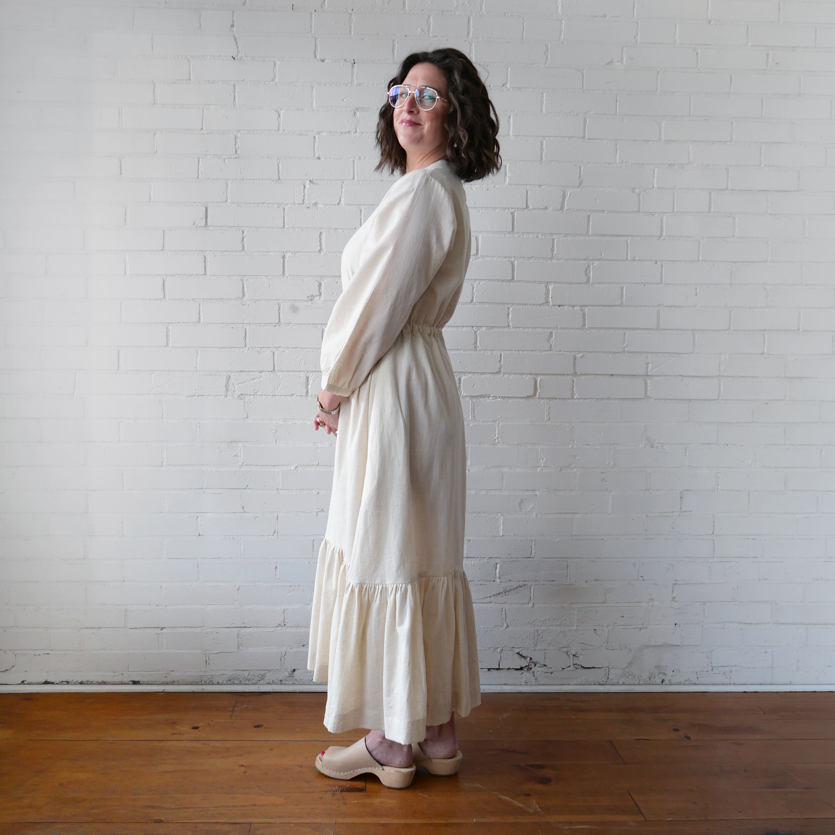 CA Maggie Dress - Linen Sand