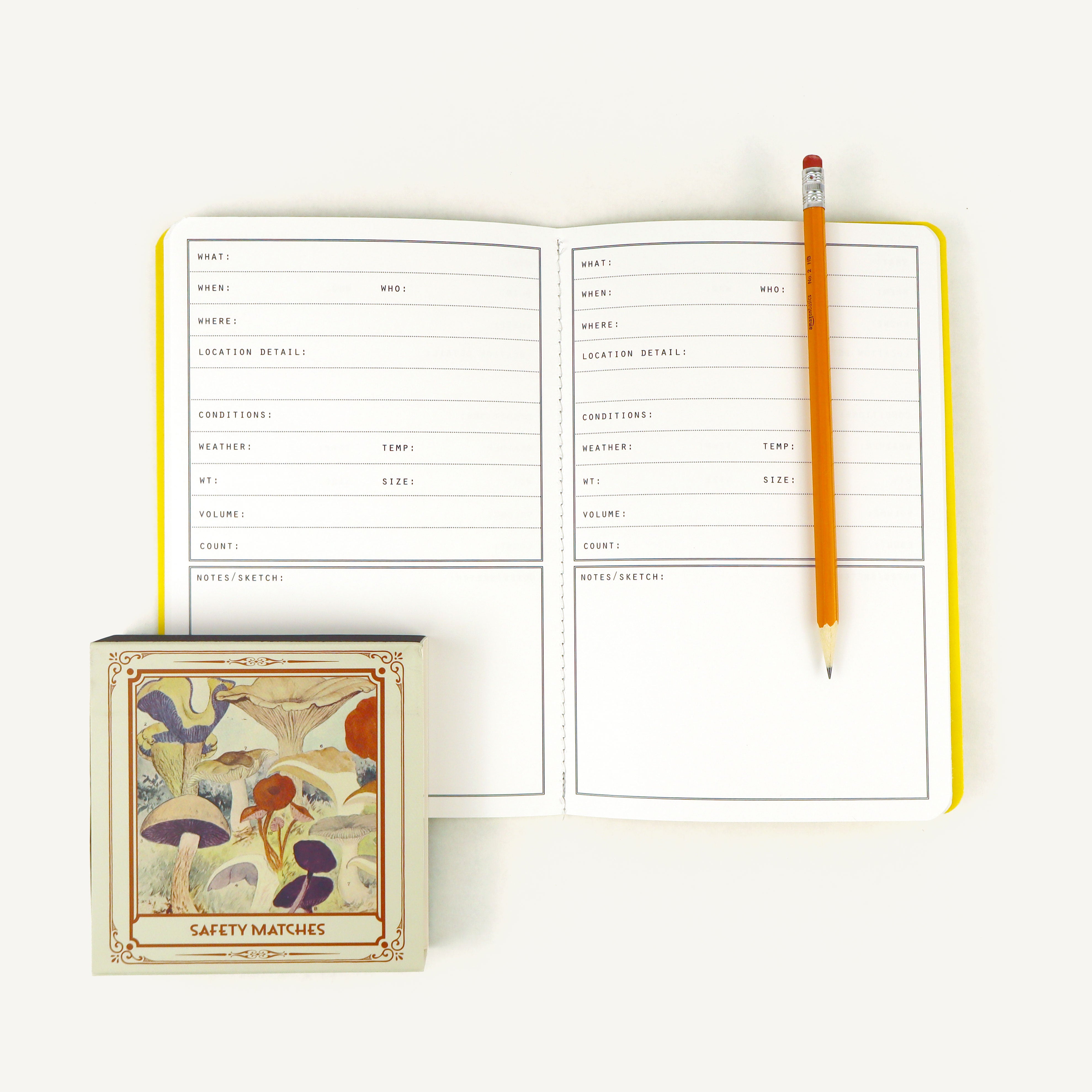 Mushroom Log - Activity Journal