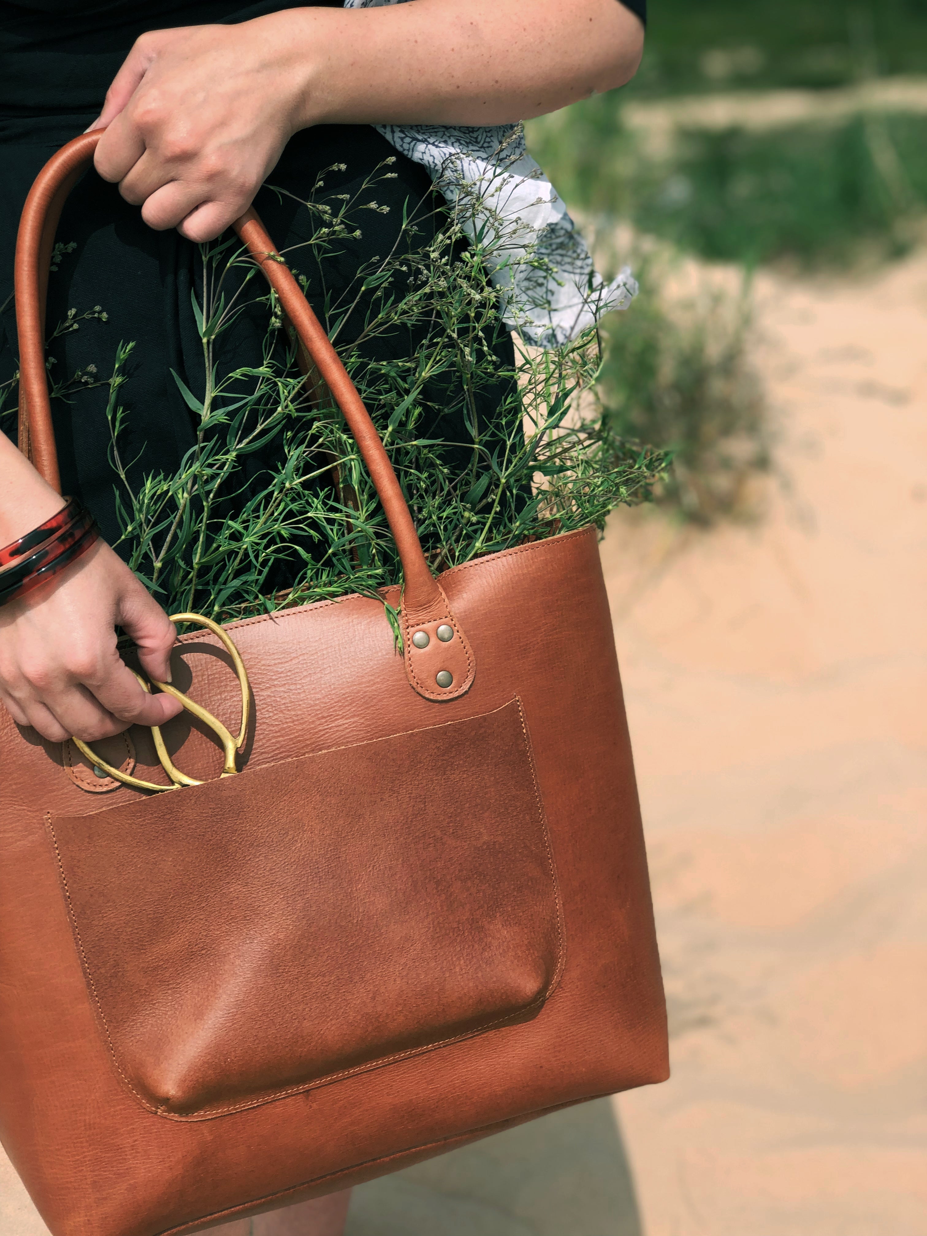 The Work Tote Tan