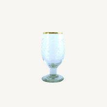 Load image into Gallery viewer, Etched Amaro Glass with Gold Rim
