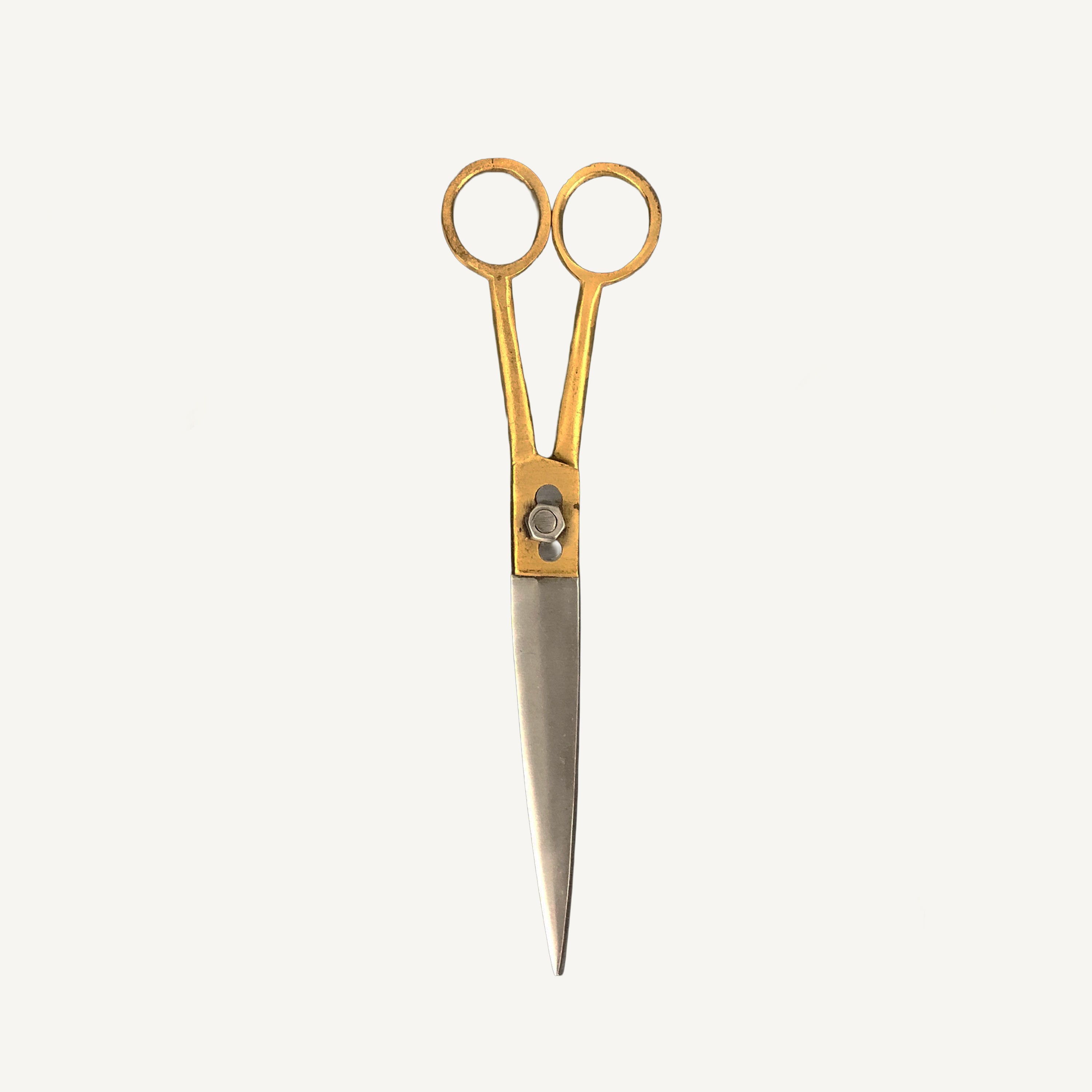 Shears Brass and Stainless Steel 7in