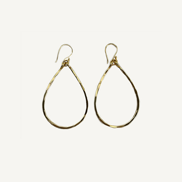 Teardrop Hoop Earrings