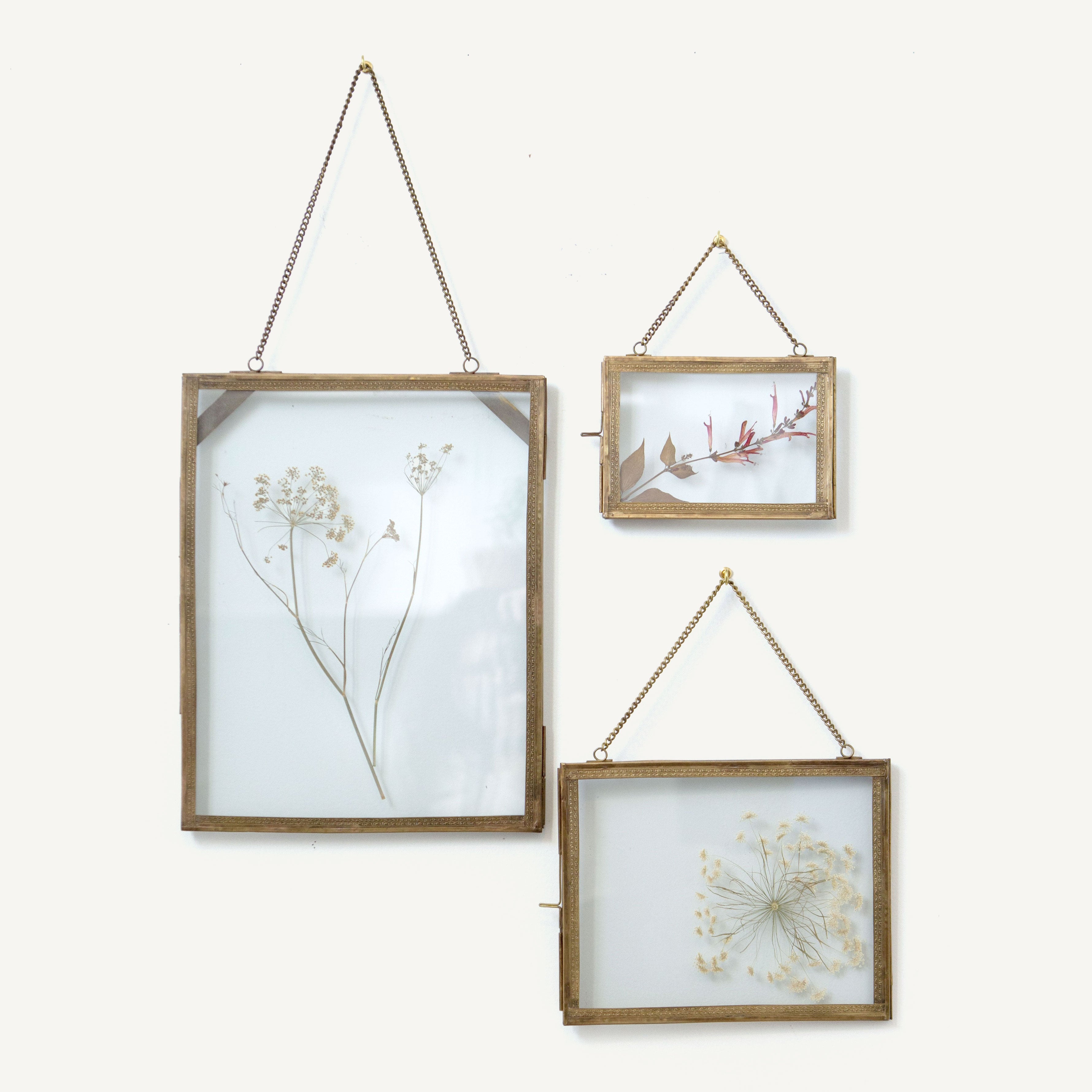 Brass Hanging Photo Frames