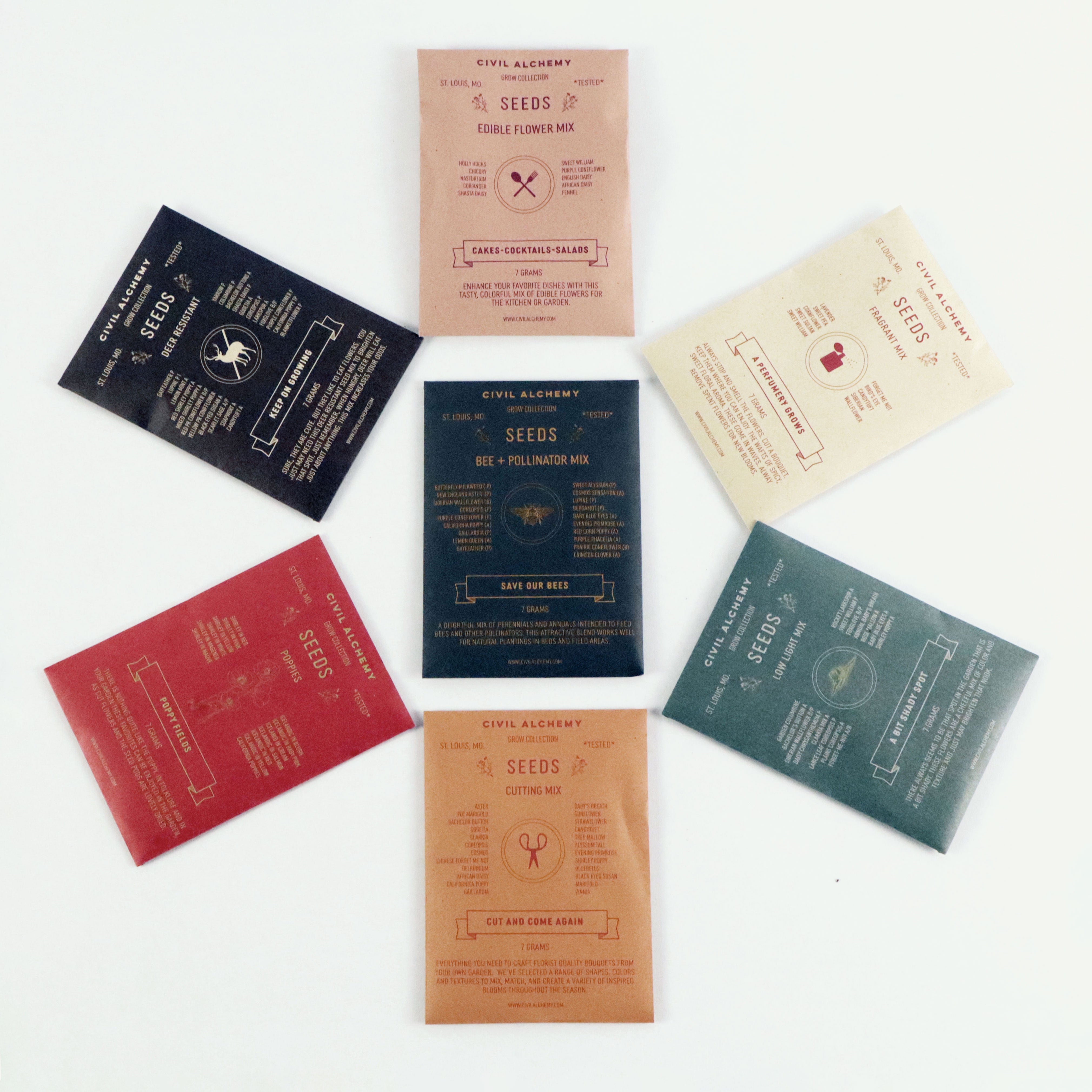 Edible Flower Seed Mix