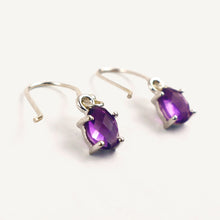 Load image into Gallery viewer, Georgia Earrings - Amethyst
