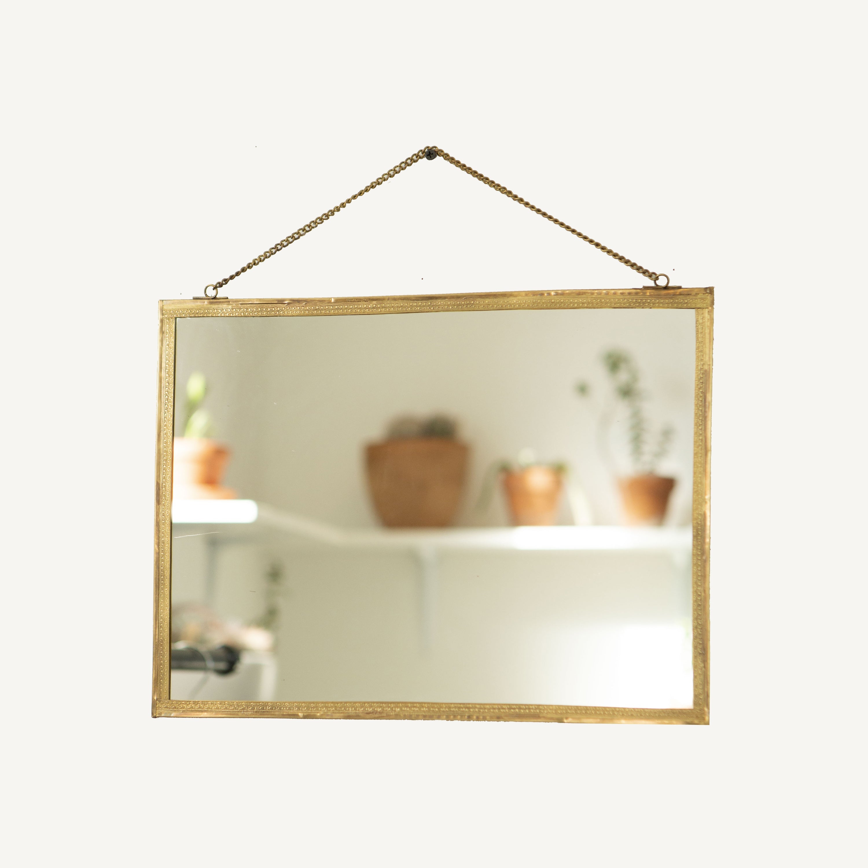 Brass Mirror
